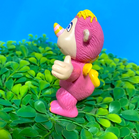 WALT DISNEY VTG 1985 WUZZLES RHINOKEY PINK & YELLOW PVC FIGURE LIMBS & HEAD MOVE - Picture 6 of 13